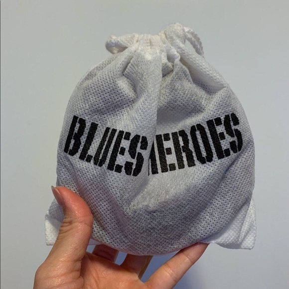 NEW Blue Heroes Genuine Braided Leather Belt - Picture 4 of 4